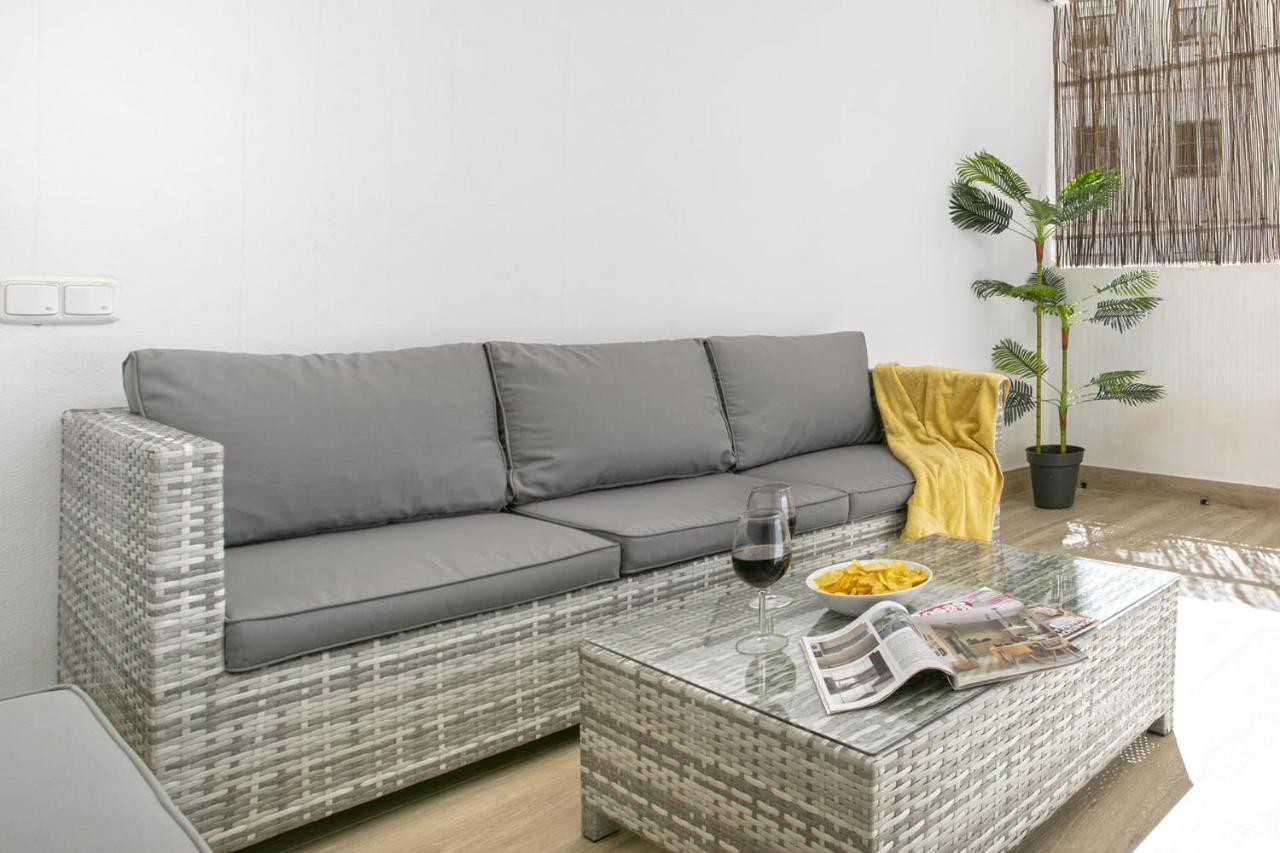 Precioso Apartamento Con Patio Málaga Esterno foto