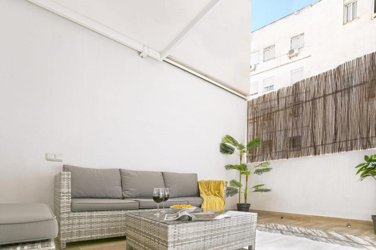 Precioso Apartamento Con Patio Málaga Esterno foto